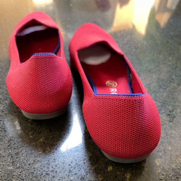 Rothy's The Loafer Size 10 Dark Red - Picture 5 of 6